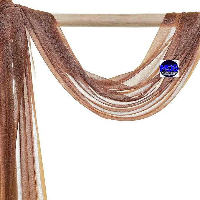MDS Halloween Chiffon Draping Fabric - 1 Panel, 30" Wide x 40ft Long - S...