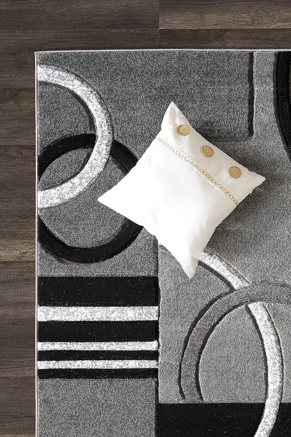 GLORY RUGS Area Rug Modern Soft Hand Carved Contemporary Floor Carpet with Pr...
