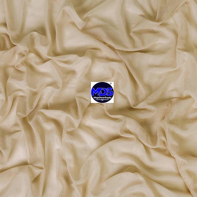 MDS Halloween Chiffon Draping Fabric - 2 Panel, 30" Wide x 50ft Long - S...