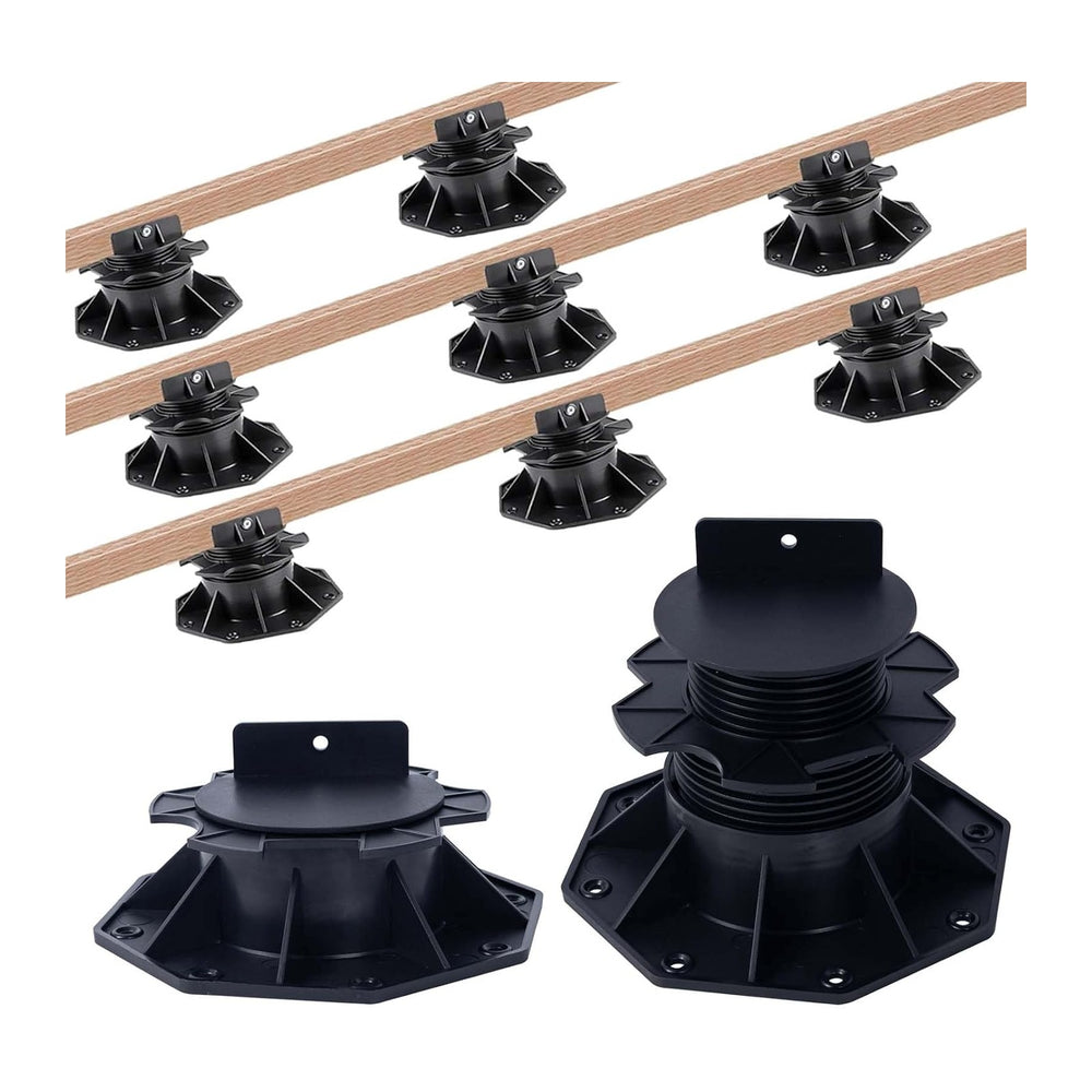 10 Pack Adjustable Plastic Pedestal Paver,Floor Slate Support Floor Lift,Deck...