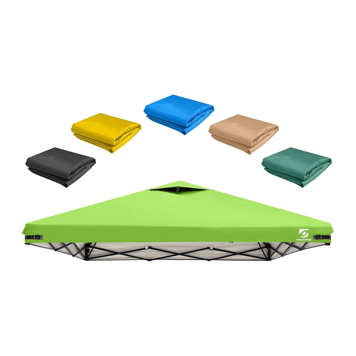 10x10 Pop Up Canopy Replacement Top Cover with Air Vent(Frame NOT INCUDE)