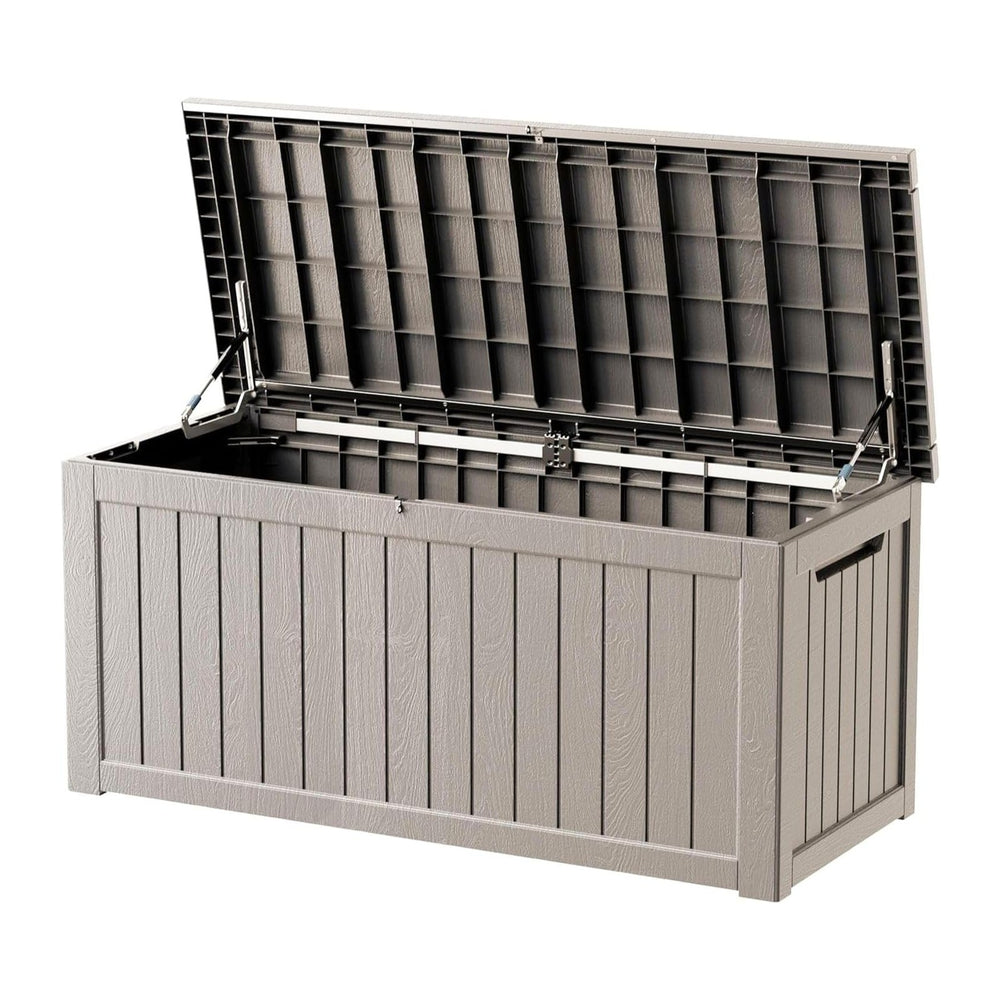 200 Gallon Outdoor Storage Box, Large Storage Deck Box for Patio Furniture Ac...