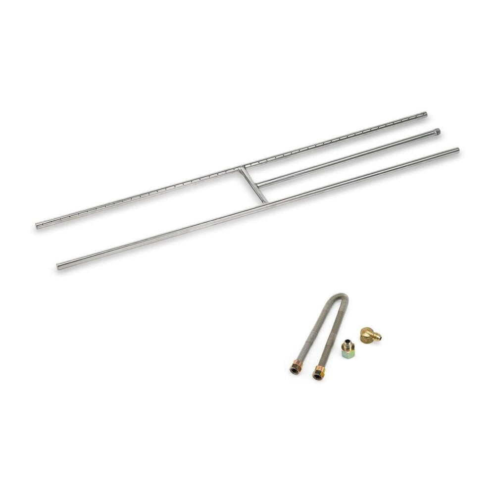 48" X 8" Stainless Steel H-Style Burner