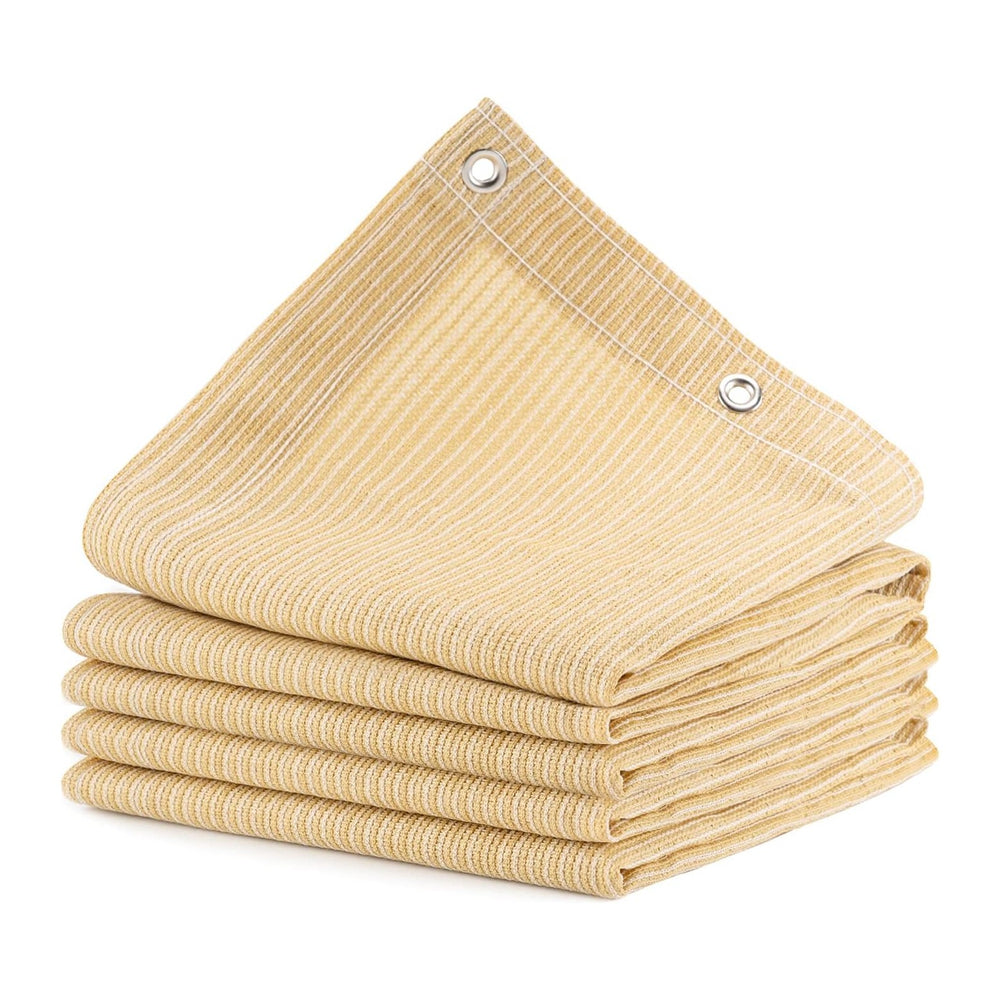 90% Outdoor Sun Shade Cloth, 6’ x 20’, Pergola, Deck, and Backyard Patio Suns...