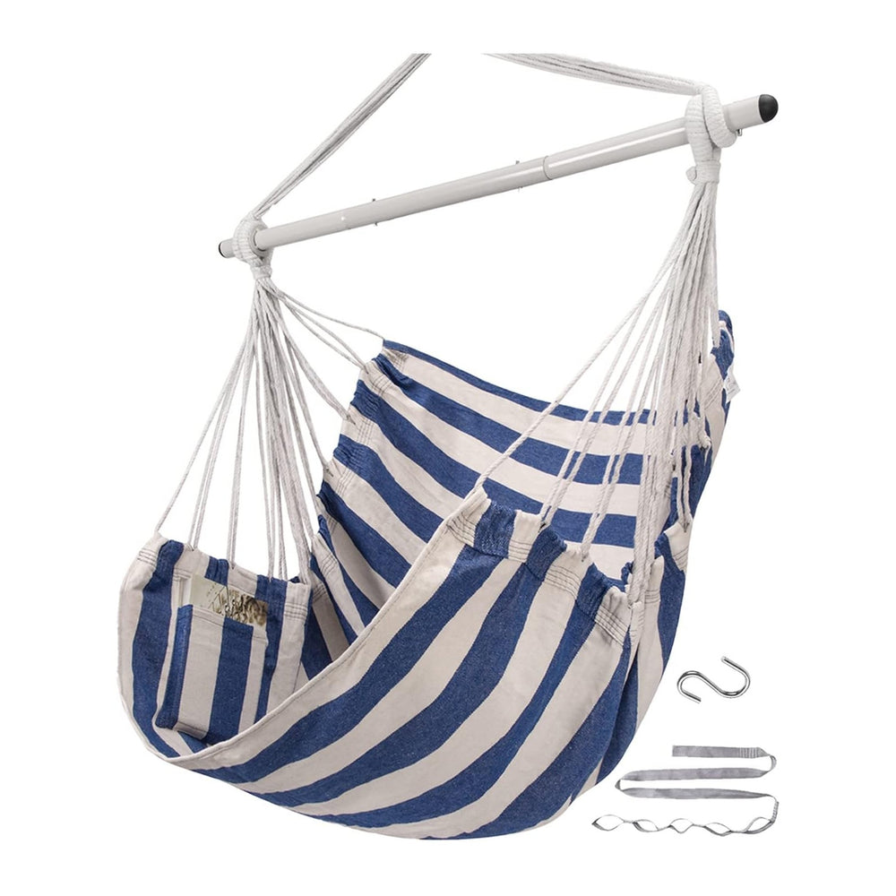 ADVOKAIR Hammock Chair Swing 500lbs Steel Bar Multi-Size Bedroom&Porch