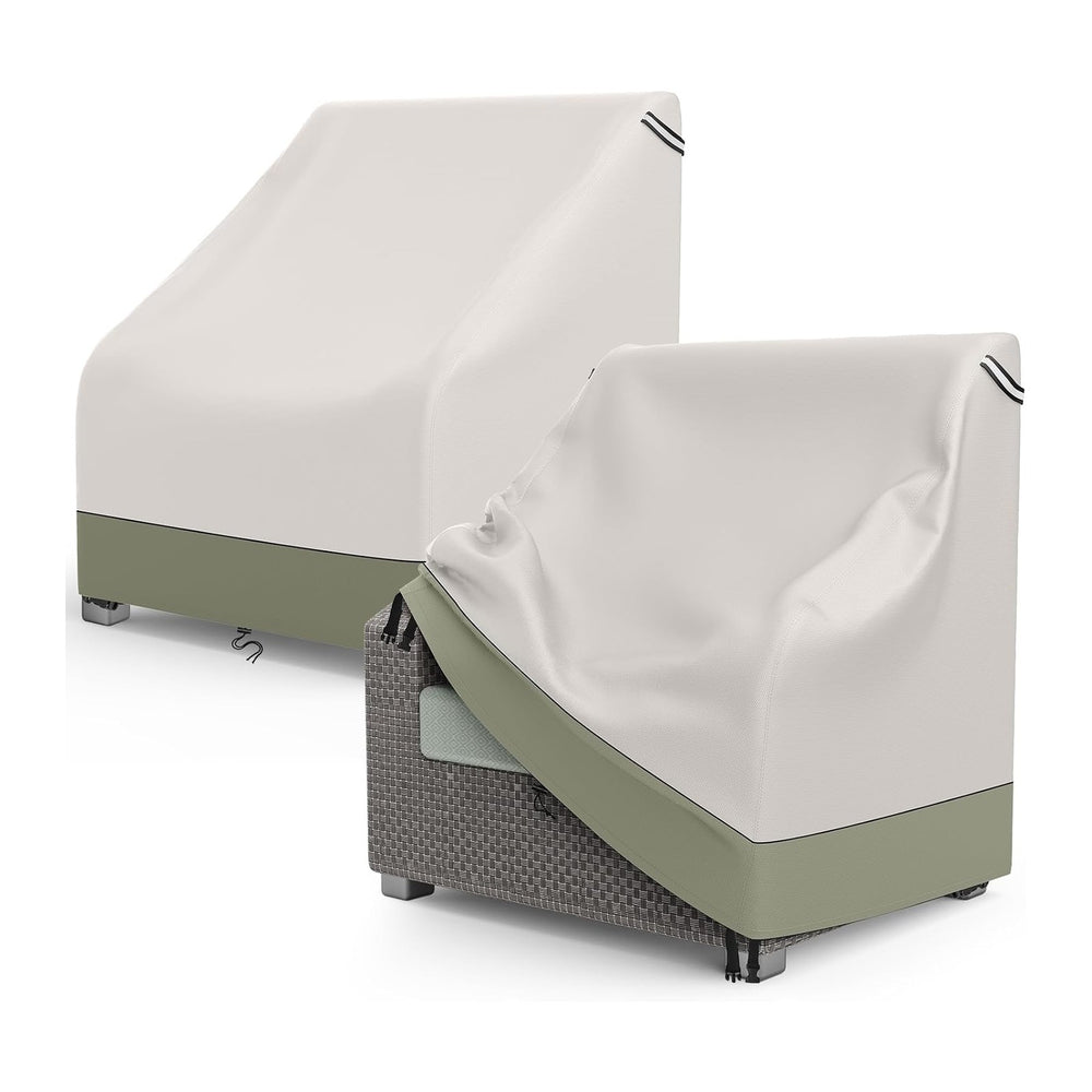 AKEfit Patio Chair Covers for Outdoor Furniture Waterproof 2 Pack,Heavy Duty ...