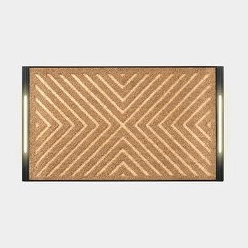 Anji Mountain BriteStep LED Doormat, 32.5x18.5in Pressure Activated Welcome M...
