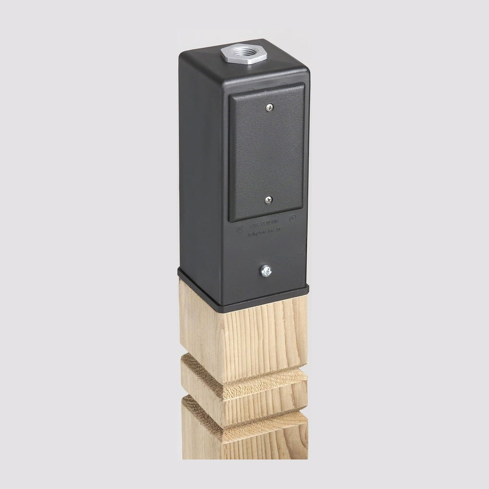 Arlington Industries GPD9B Gard-N-Post Outdoor Deck-Mount Light Post for Outl...