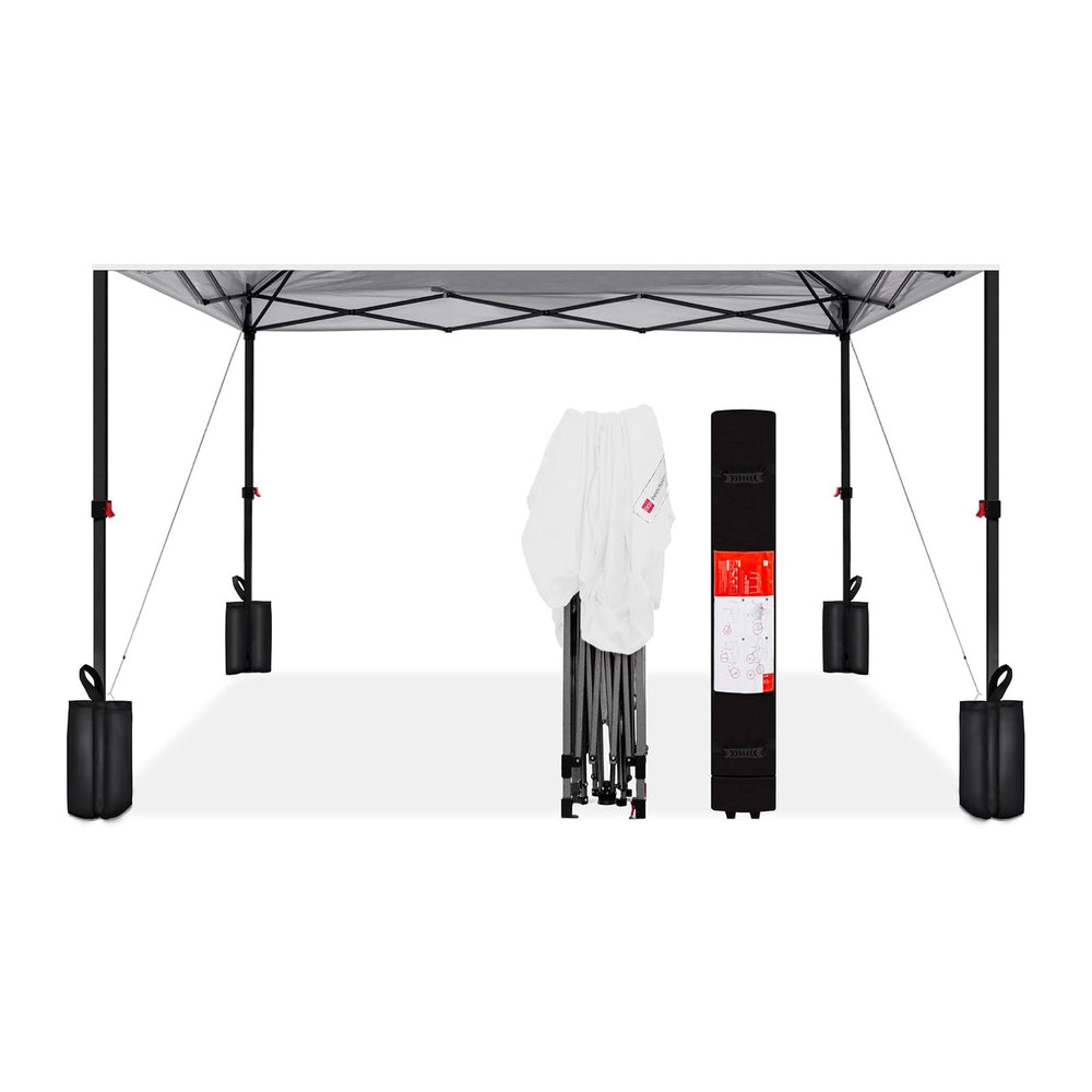 Best Choice Products 10x10ft Pop Up Canopy Tent, Outdoor Shade, 1 Person 1 Mi...