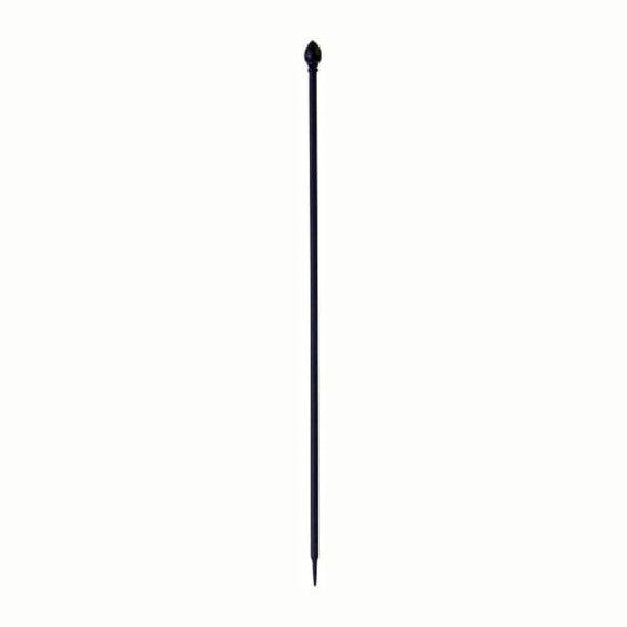 Bulk Buy of 12 Panacea 87102 Garden Fence Posts, Black, 37.5" H Each