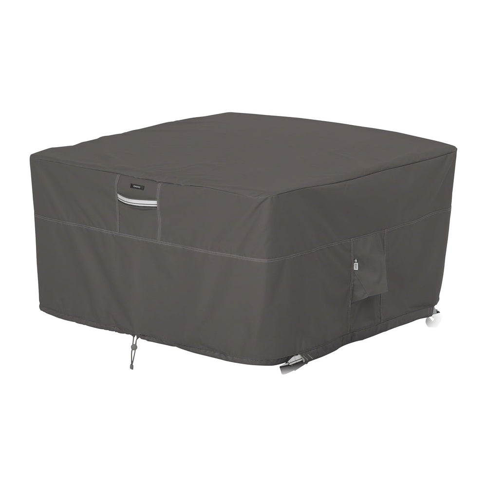 Classic Accessories Ravenna Water-Resistant 42 Inch Square Fire Pit Table Cov...