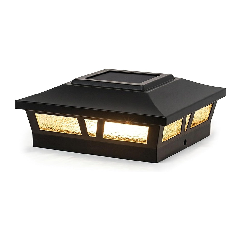 Classy Caps Oxford Solar Post Cap - Fits 6"x6", 5.5"x5.5"...