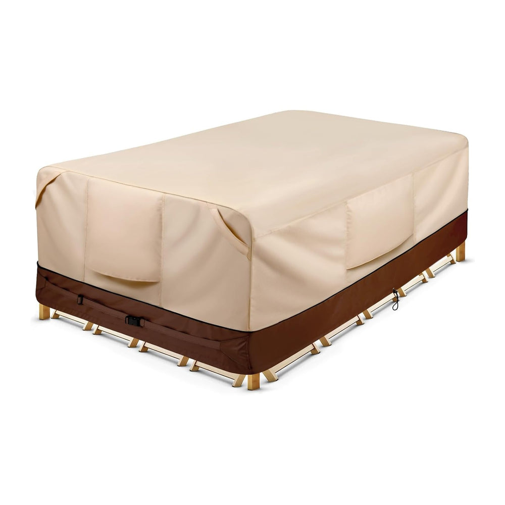 COSFLY Waterproof Patio Furniture Set Cover 600D Oxford 110"L x 84"...