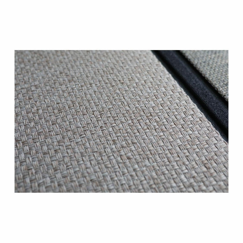 Daylor Outdoor Indoor Doormat 18" x 30" Gray/Beige/Black Rubber Bac...