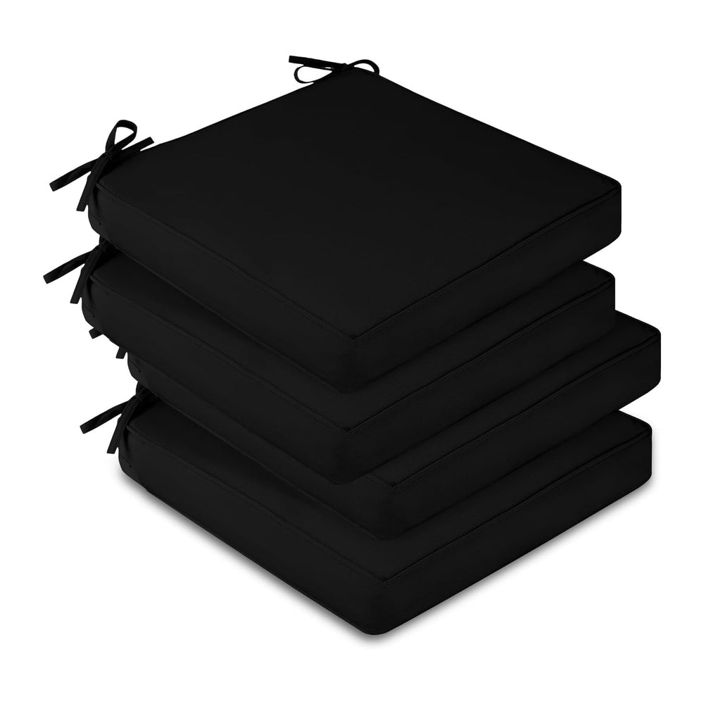 downluxe Waterproof Outdoor Chair Cushions Set of 4, 19" x 19" x 3&...