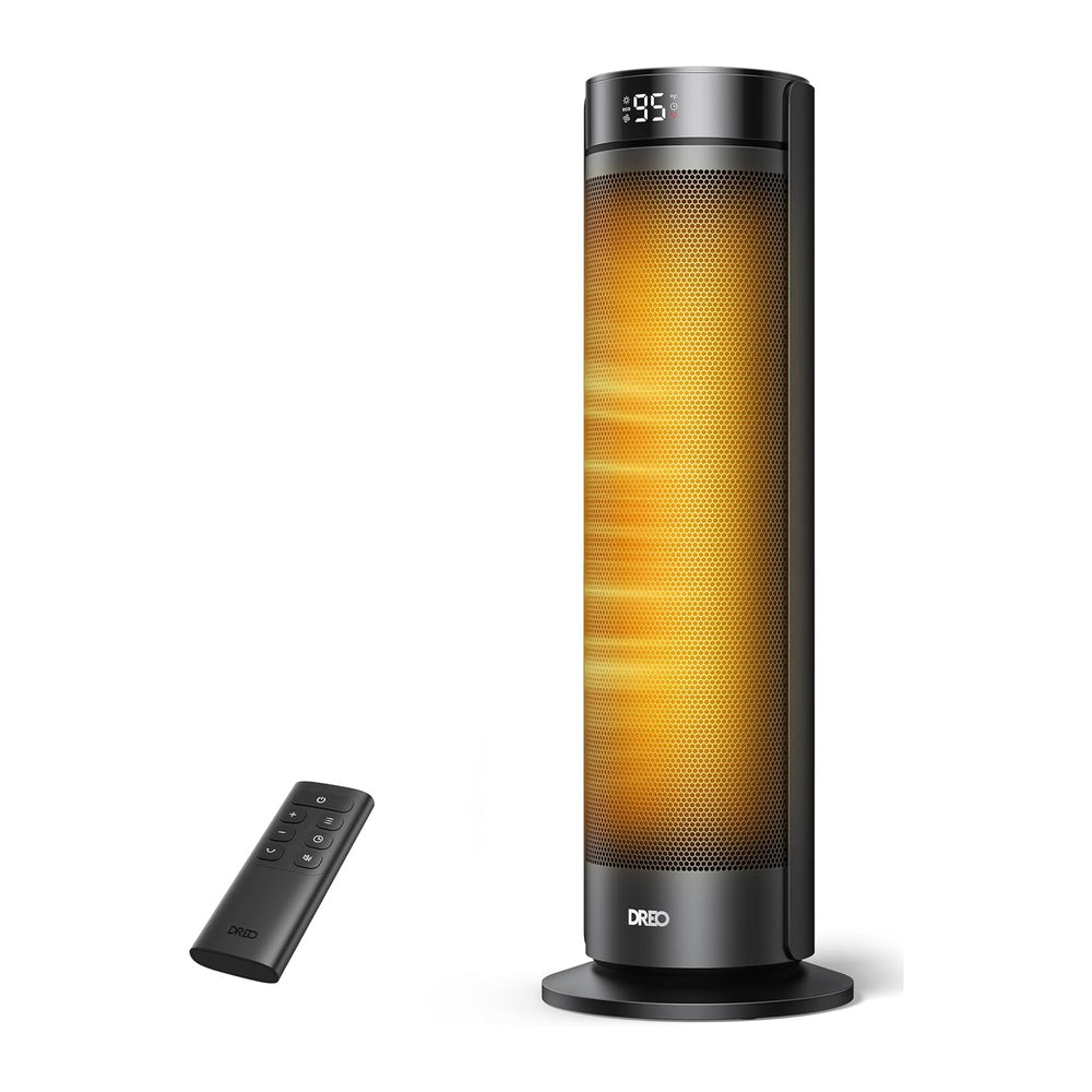 DREO Space Heater for Large Room, Safe Electric Heaters for Indoor Use