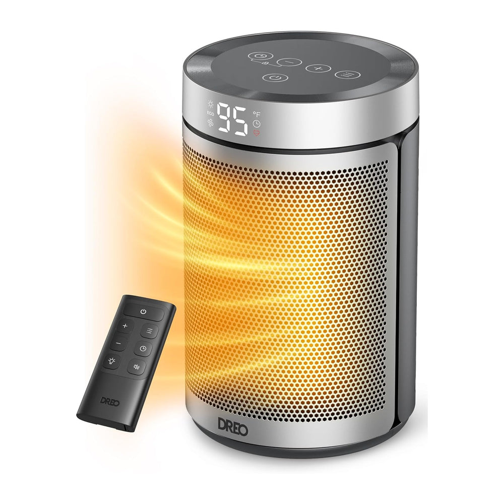 DREO Space Heater, Portable Electric Heaters for Indoor Use with Remote