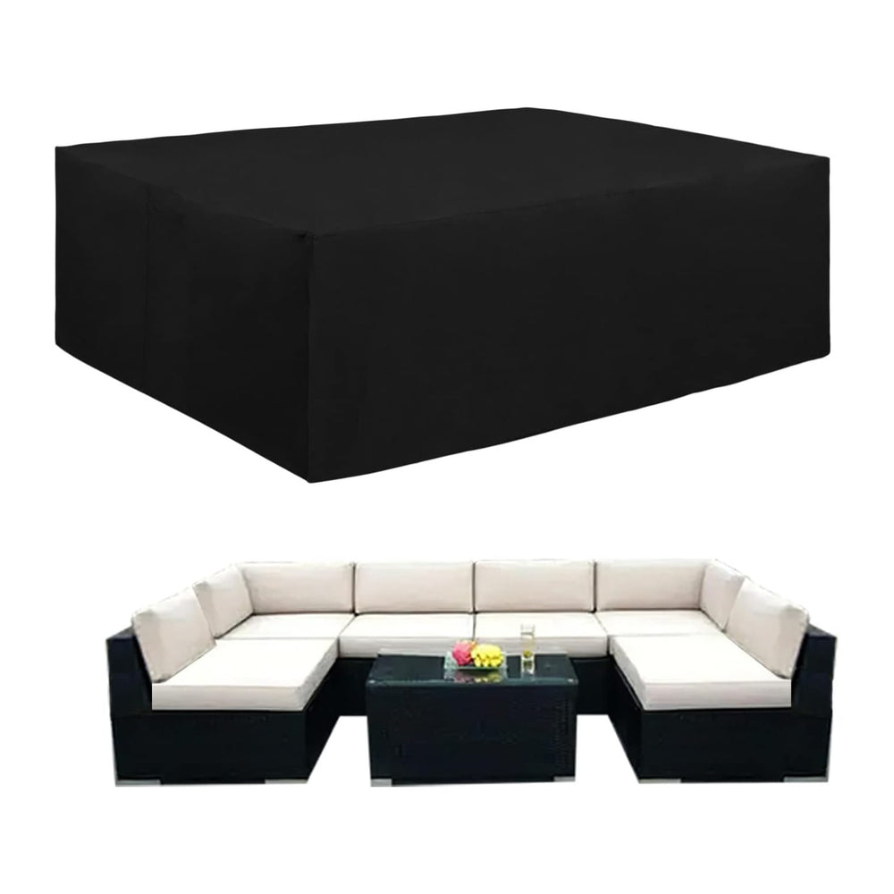 Easy-Going 600D Heavy Duty Patio Furniture Cover, Outdoor Rectangular Table a...