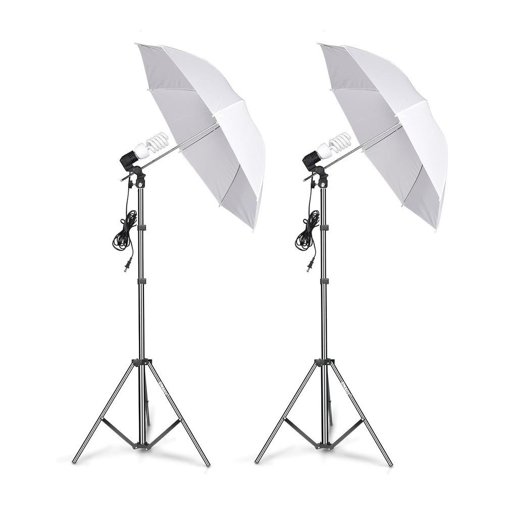 EMART Photography Umbrella, 400W 5500K Lighting kit for Vedio, Studio-2Pack