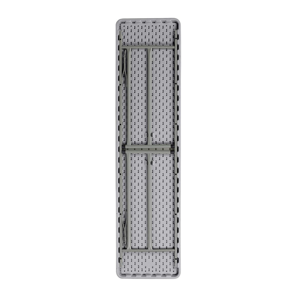 EMMA + OLIVER 6-Foot White Plastic Folding Table