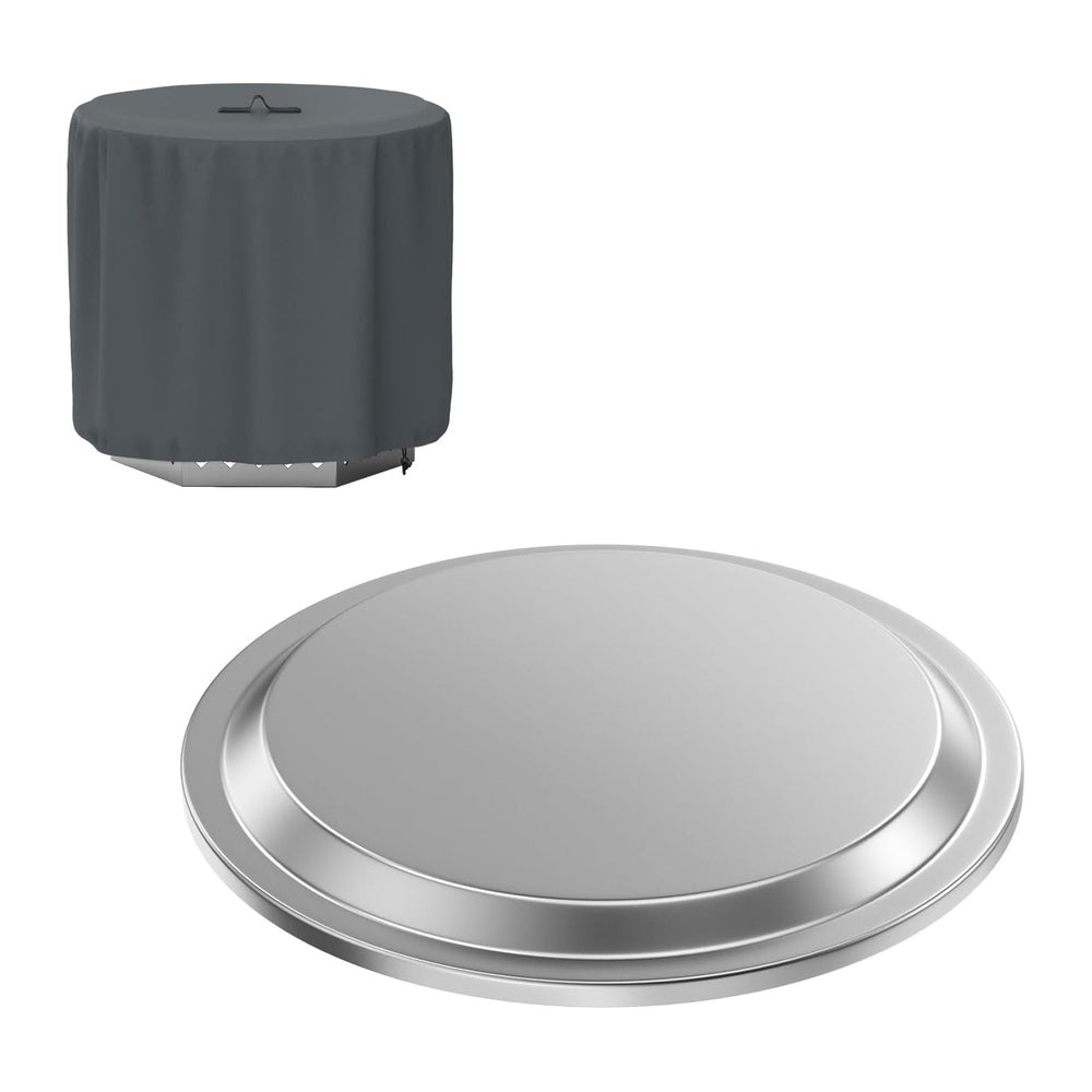 Fire Pit Lid with Cover for Solo Stove Bonfire 2.0 Fire Pits, Stainless Steel...