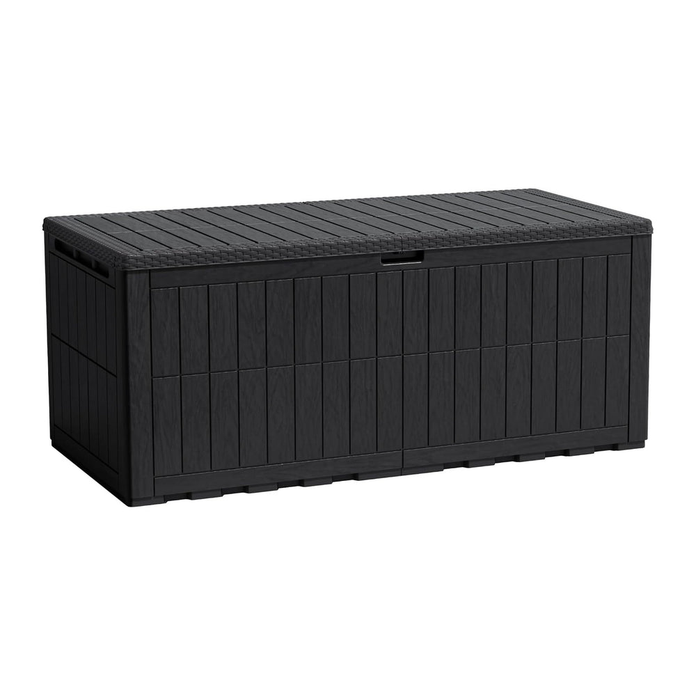 Flamaker 220 Gallon Large Outdoor Storage Box Waterproof, XL Resin Deck Box