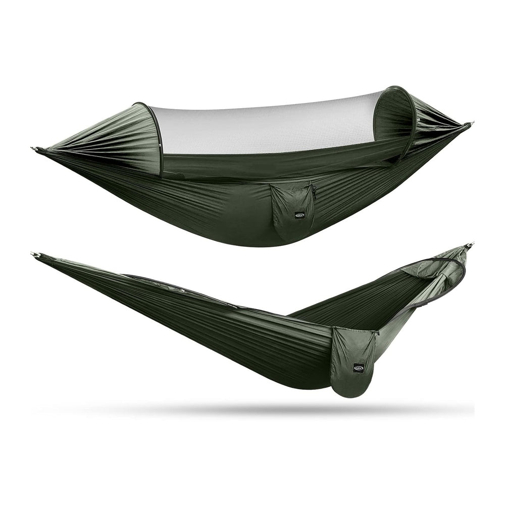 G4Free Large Camping Hammock for Outside with Mosquito Net 2 People Hammock
