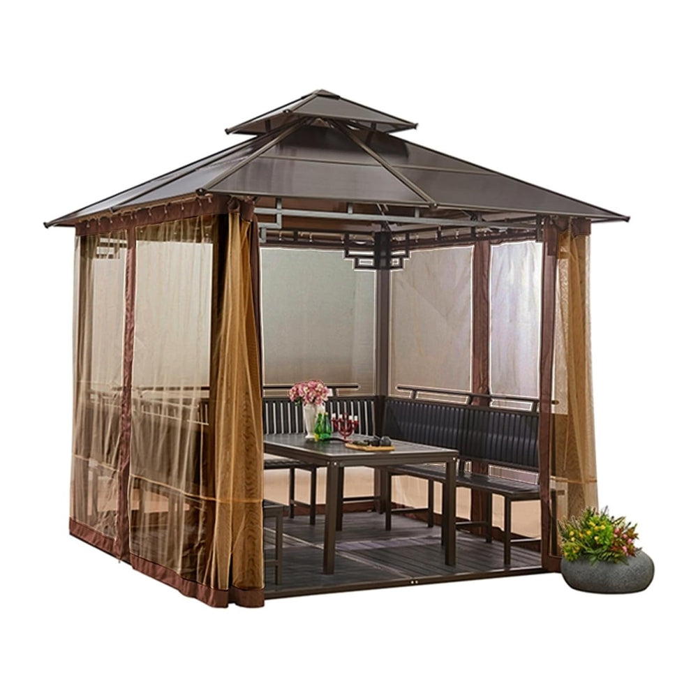 Gazebo Universal Replacement Mosquito Netting,10' x 12' Outdoor Canop...