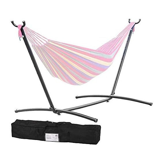 Hammock Stand Portable Heavy Duty Hammock Stand Steel 9ft Stand for Outdoor P...