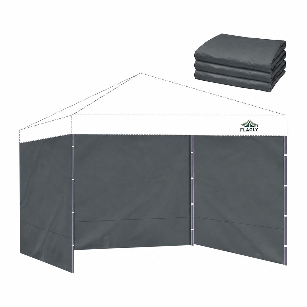 Instant Canopy Sidewalls for Pop Up Canopy Tent, 300D Waterproof Material for...