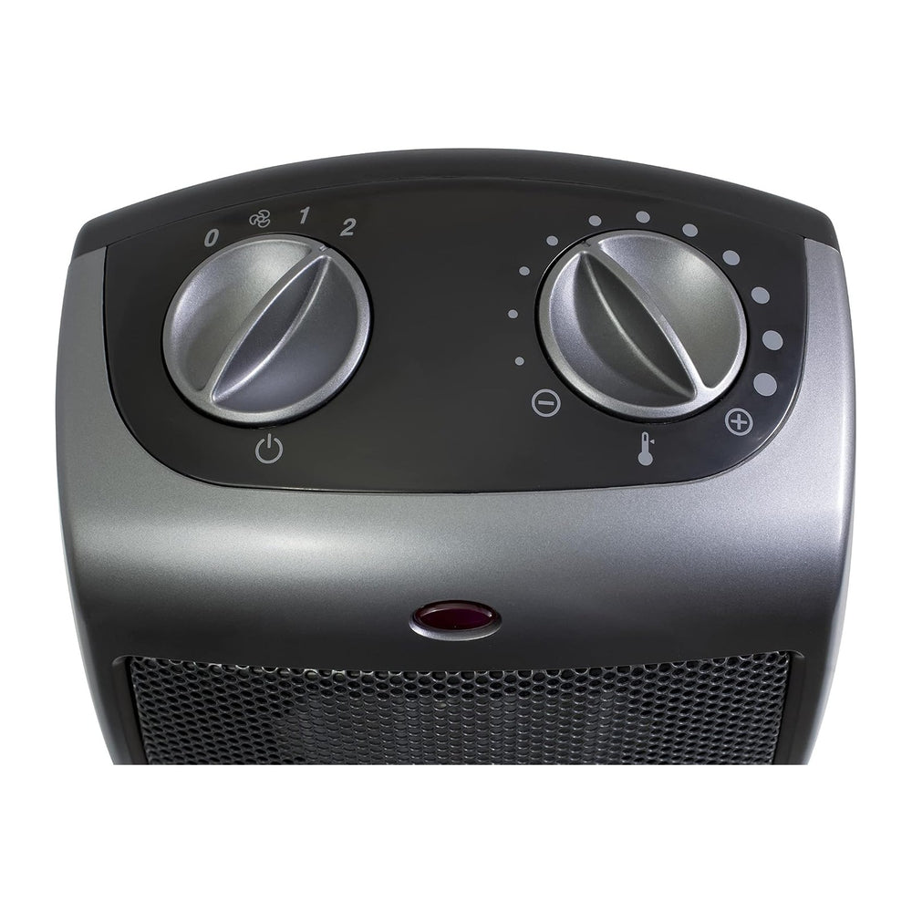Lasko Portable Indoor Ceramic Space Heater - 9” - 754201 - Dark Gray