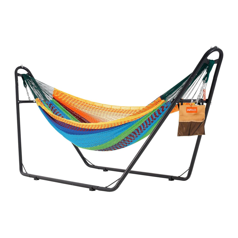 Lazy Daze Mayan Hammock with Heavy Duty Steel Stand