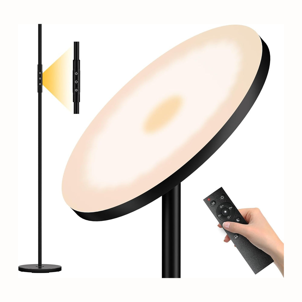 LED Floor Lamp, Bright 36W 3600LM Standing Lamp 350W Equivalent with Remote &...