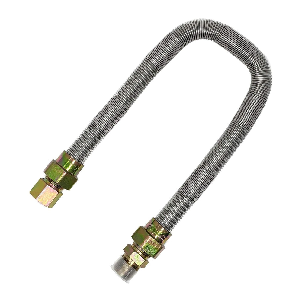 Midwest Hearth 3/4" Whistle Free Gas Flex Line for Fire Pit - Stainless ...