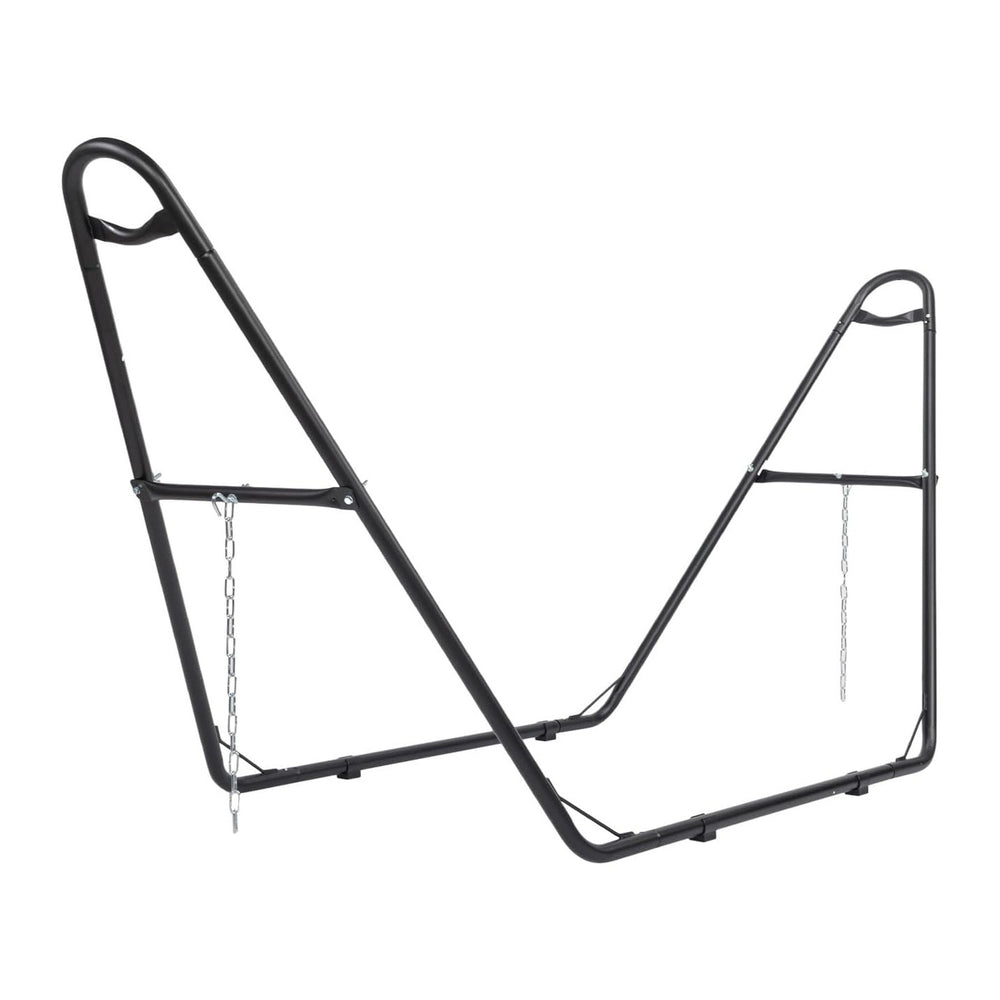 ONCLOUD Sandblasted Iron Hammock Stand only, Heavy Duty Adjustable Hammock Fr...
