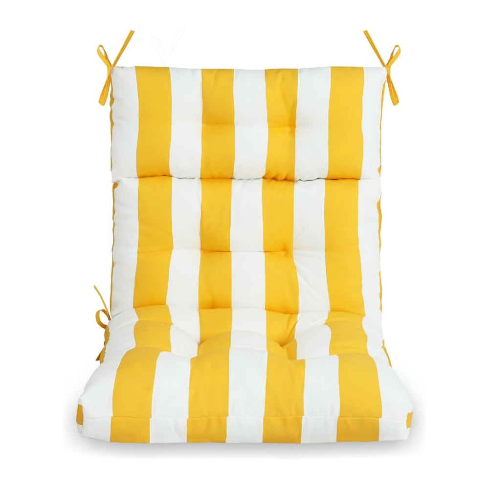 Only choice High Back Adirondack Chair Cushion Set of 2-44”x 22”x 4” Waterpro...