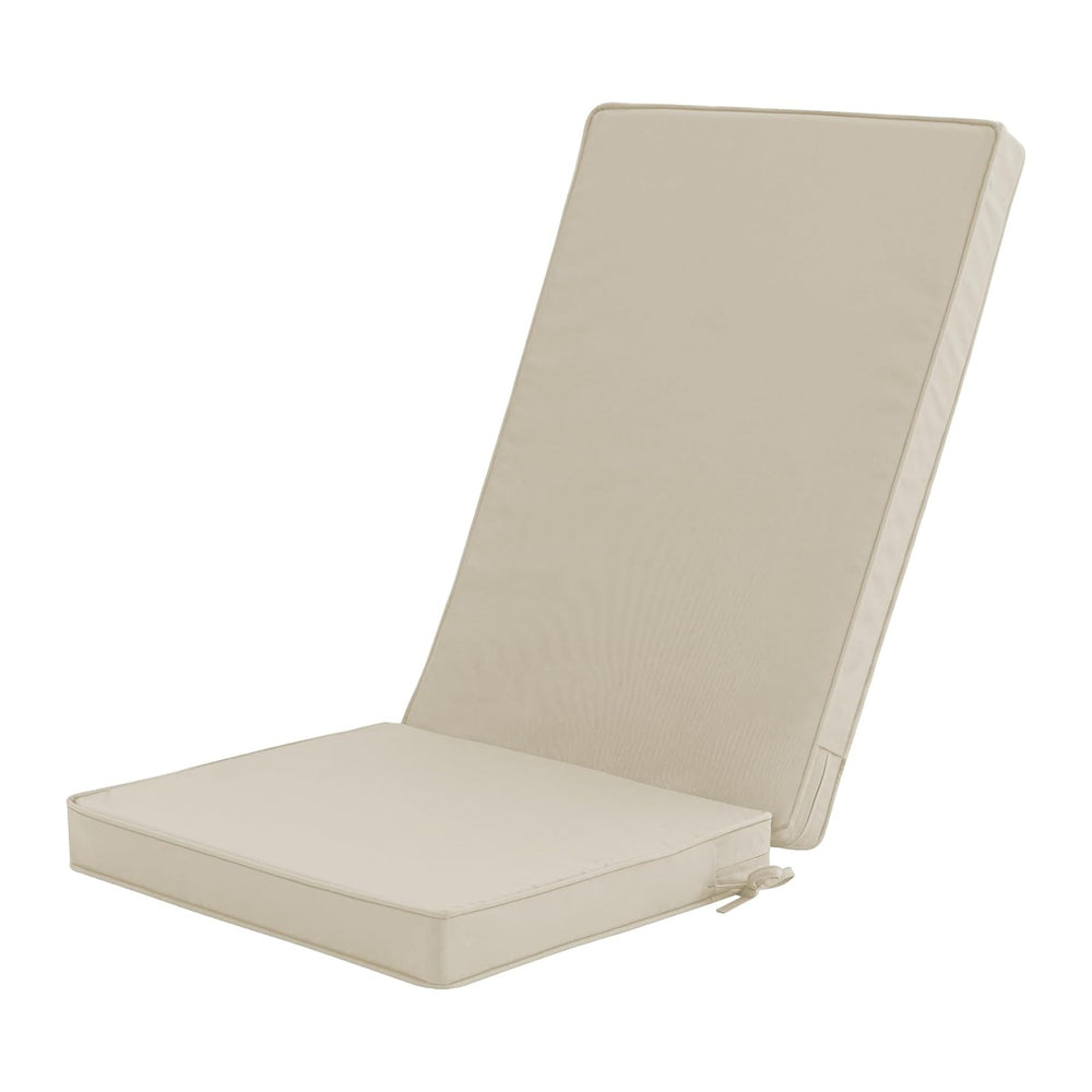 Outdoor Adirondack Chair Cushion - Removable Cover, Water-Repellent, Fade-Res...