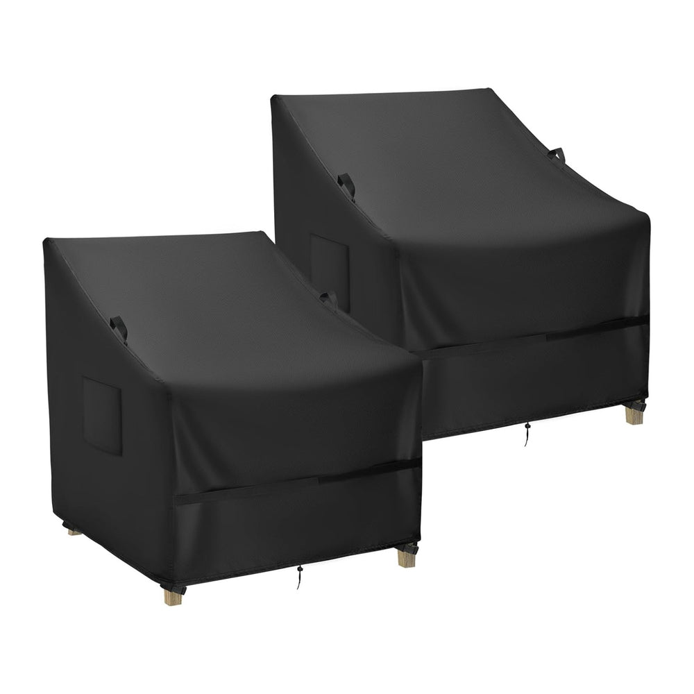 Outdoor Patio Adirondack Chair Covers 2 Pack, 28"W x 34"D x 42"H