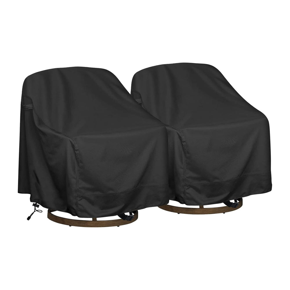 Outdoor Swivel Lounge Chair Cover 2 Pack, Waterproof 420D Patio Chair Cover