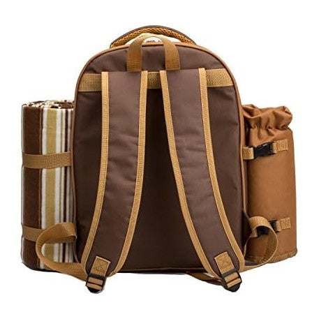 Picnic Backpack, 2-Person with Blanket & Wine, Family & Lovers Gift, ...