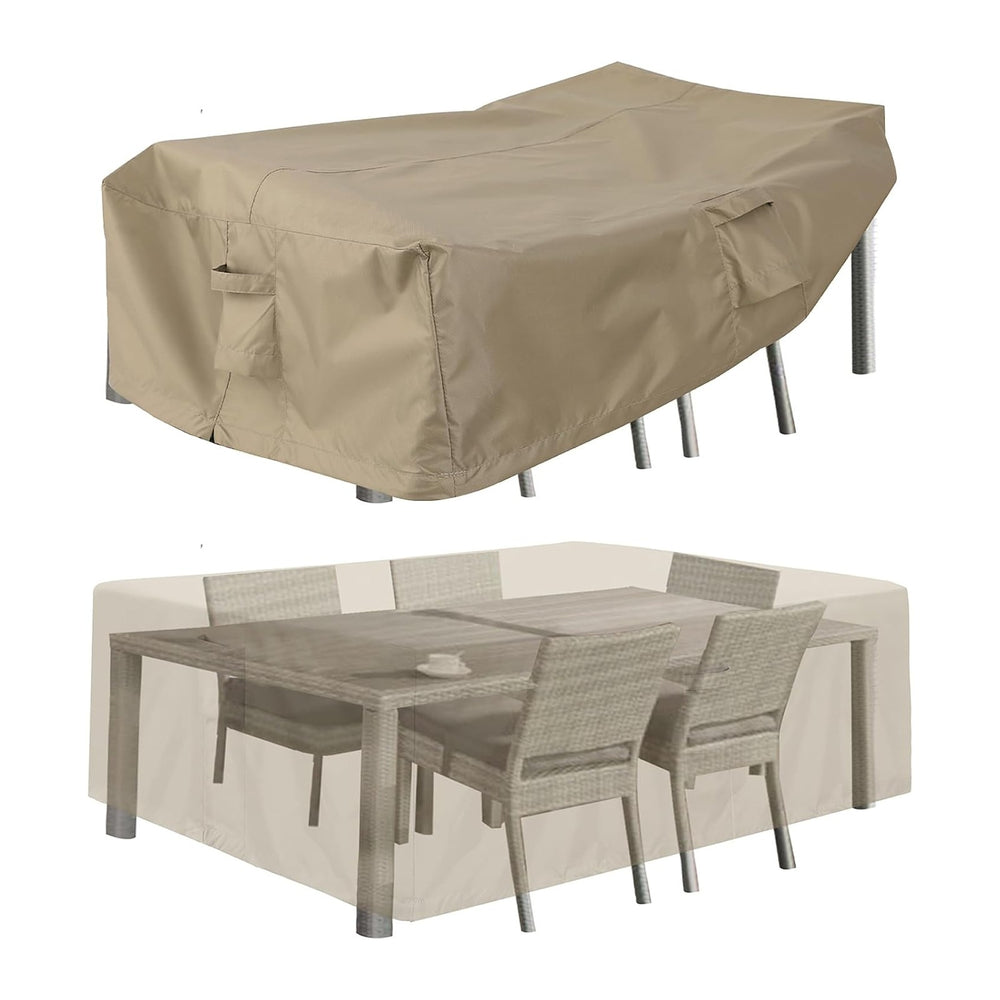 PureFit Patio Furniture Covers, Outdoor Table Cover Waterproof Rectangle