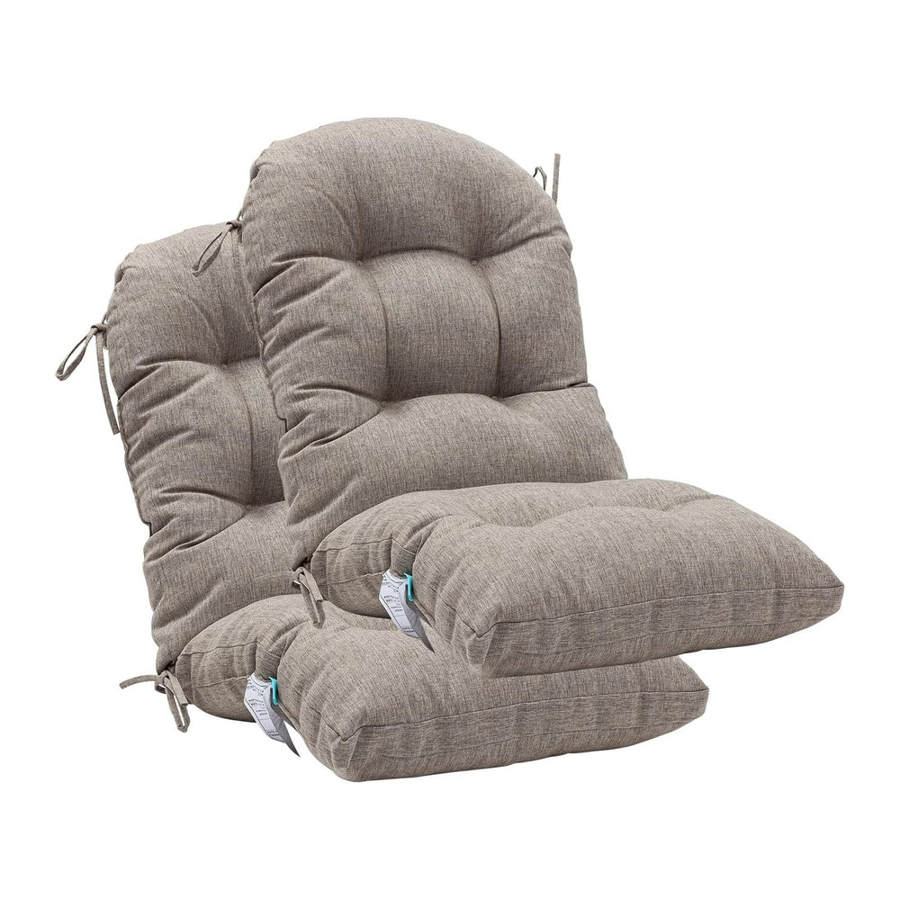 QILLOWAY Outdoor High Back Chair Cushion for Adirondack, All Weather Rocking ...