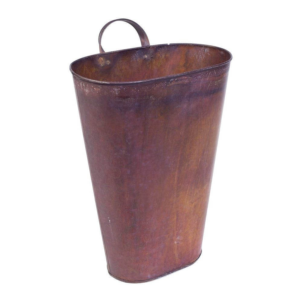 Red Co. 15.5” Farmhouse Galvanized Metal Floor-Standing & Wall-Hanging Um...