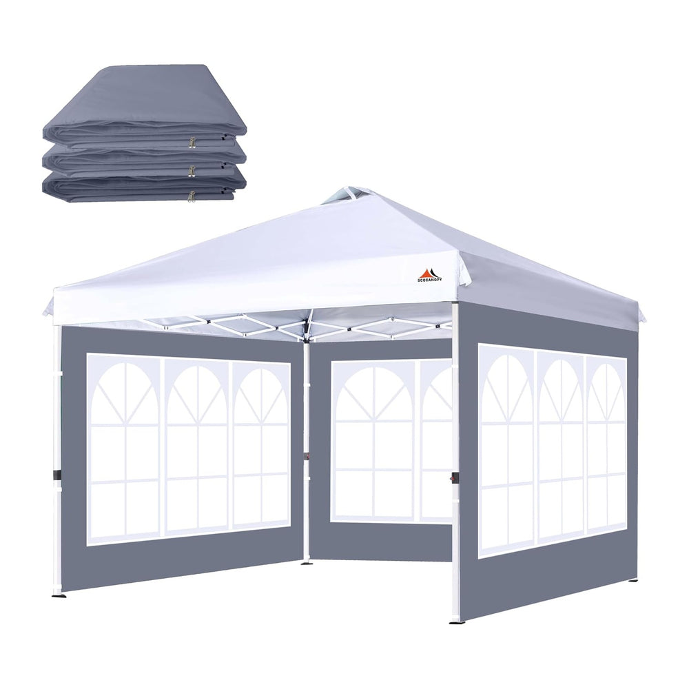 SCOCANOPY Church Window Sidewall for 12x12 Canopy Frame, 3 Pack Sunwalls Only...