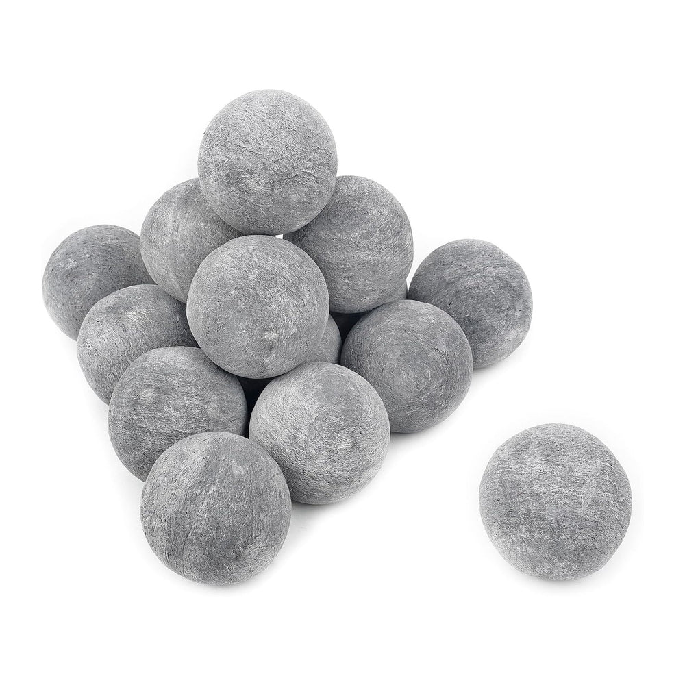 Skyflame 3 Inch Gray Fireplace Balls for Fire Pit Decorative