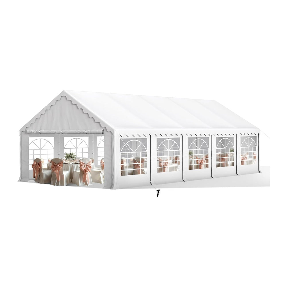 Sophia & William 16x32 Party Tents, Heavy Duty Event Tent for Parties