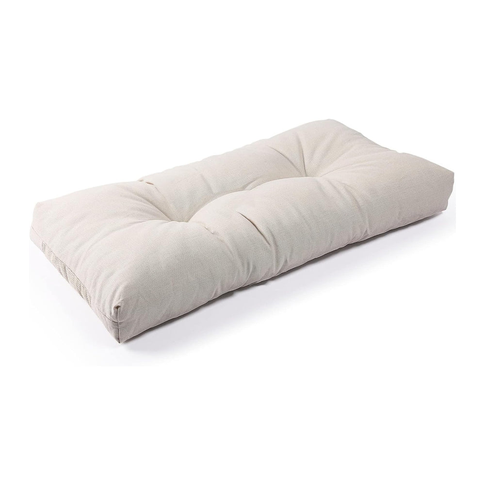 SUNROX LokGrip Non Slip Tufted Memory Foam Bench Cushion, FadeShield Water Re...