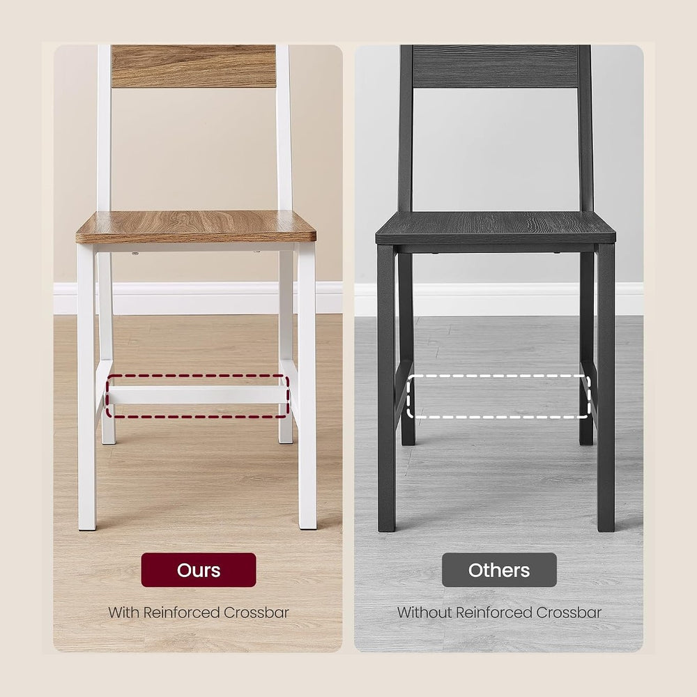 VASAGLE Dining Chair Set of 2, Kitchen Chairs