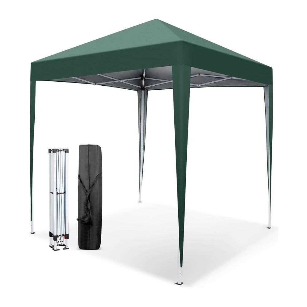 VINGLI 6.5x6.5 Pop Up Canopy Tent, Outdoor Tent Canopies Foldable Portable Ca...