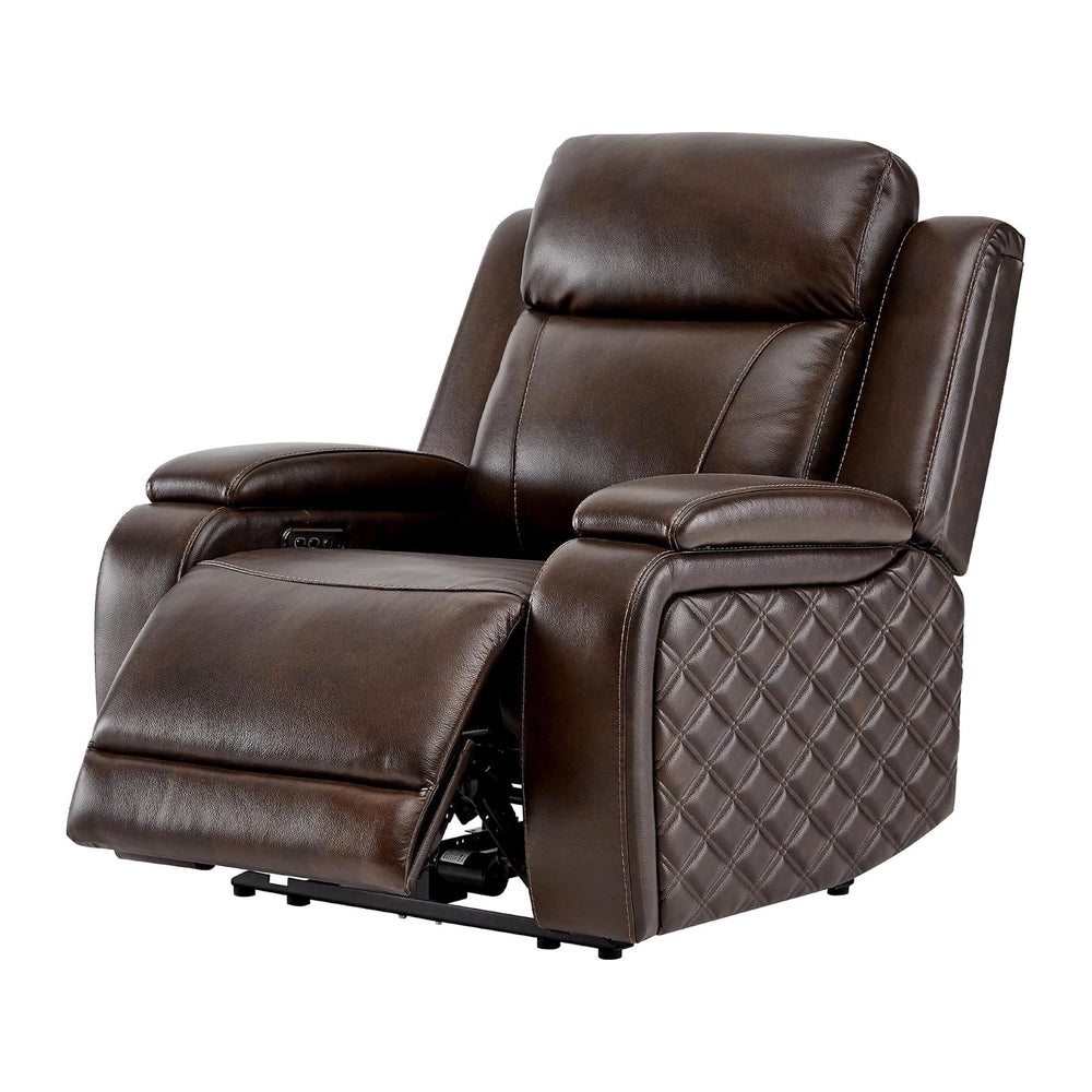 Watson & Whitely Zero Gravity Power Recliner Chair for Adults, Dark Brown